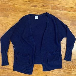 Comfy oversized Navy Blue Small Cardigan